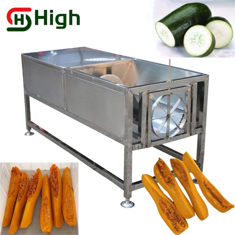 Automatic Melon Cutter Pumpkin Separating Machine Watermelon Winter Melon Pumpkin Cutting Machine