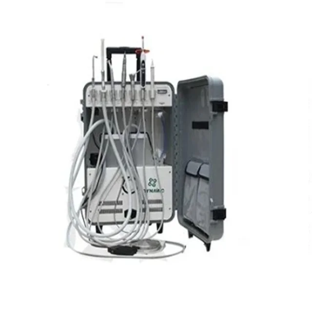 Latest Technology Dynamic Portable Dental Unit 100-240V 0.61KW Mobile Dental Treatment Machine