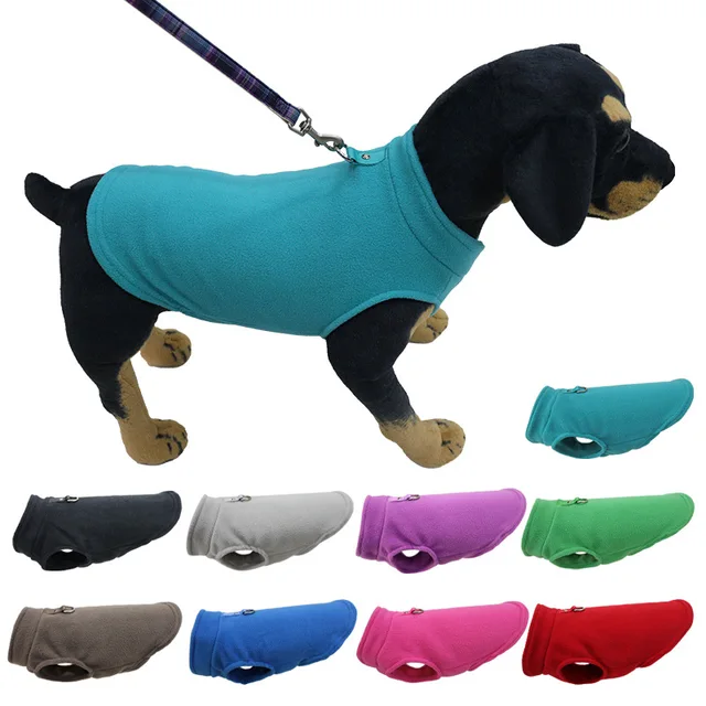 Wool Dog Clothing Pet Clothing Dog Winter Warmth Wool Dog Coat Cold Weather Pet Jacket Button Shirt