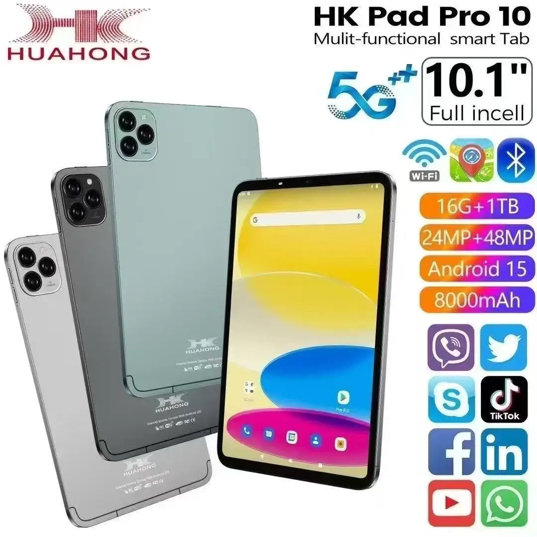 2025 New Arrival Tablets Pad HK Pad Pro 10 - 10.1 Inch