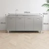 160 cm - quattro ante - doppio lavello