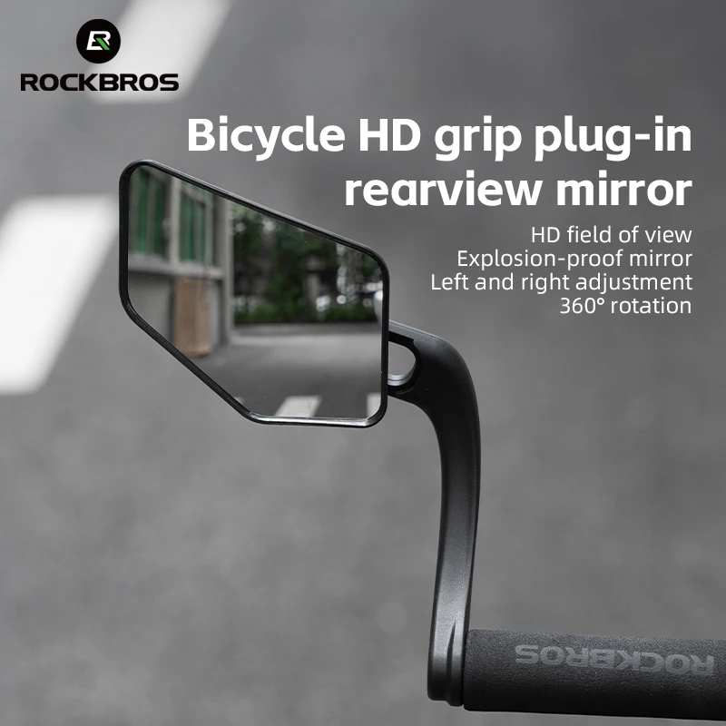 2621BM Bicycle Rearview Mirror Universal Wide-Range 360° Adjustable Mirror For Mountain