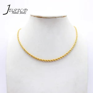 Fashion Gold Filled Stainless Steel Rope Chain for Jewelry Making Necklace