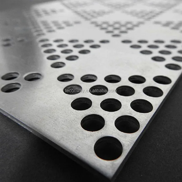 Customization Factory Direct Sale Metals Various of Hole Shape Perforated Metal Steel Plates for Food Machinery 4