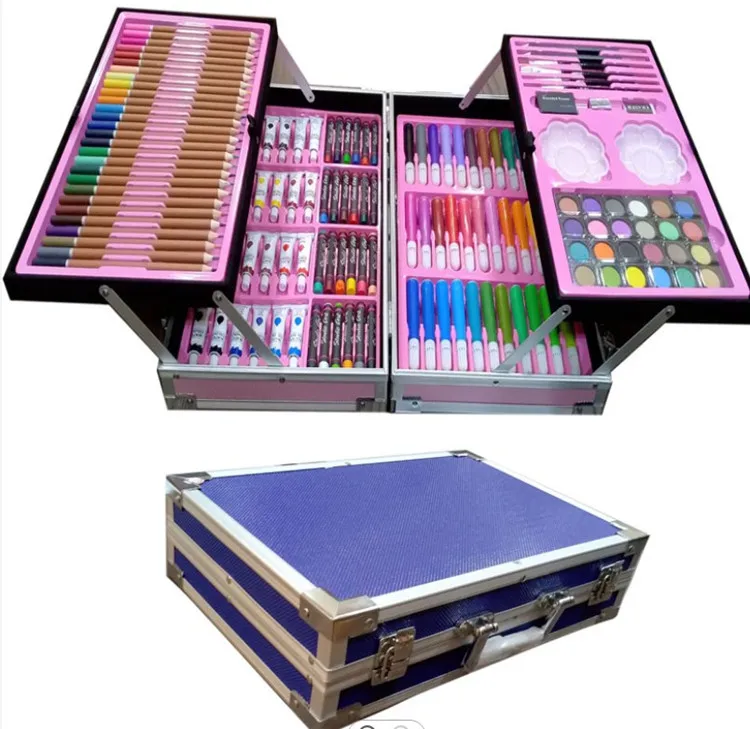 Set de Arte Profesional 145 Piezas Girl Pink GENERICO