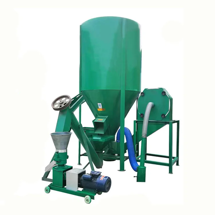 3002000kg/h Vertical Farm Chicken Feed Machine Mixer And Crusher