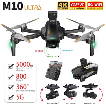 Drone XMR/C M10 Ultra S WiFi 5km - Détecteur D'obstacles, 800m Portée, Occasion