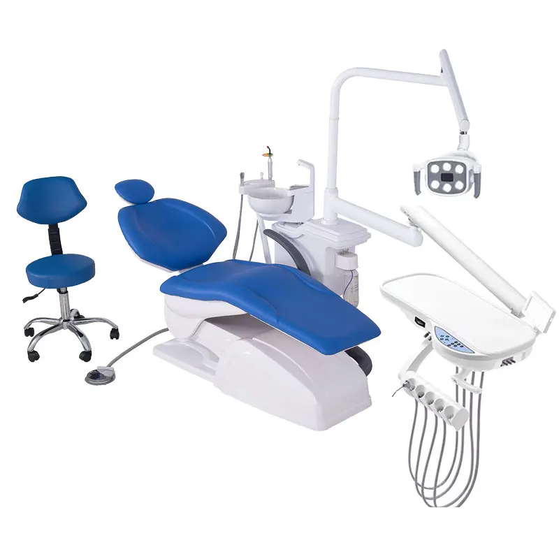 Fusion Portable Operator Spittoon Dental Chairs and Dental Equipment with eronomic Patient Chair manufacture