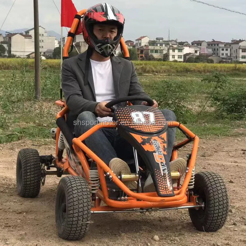 Kids Go Kart 200cc 125cc Four Wheel Small Kart Single Seat