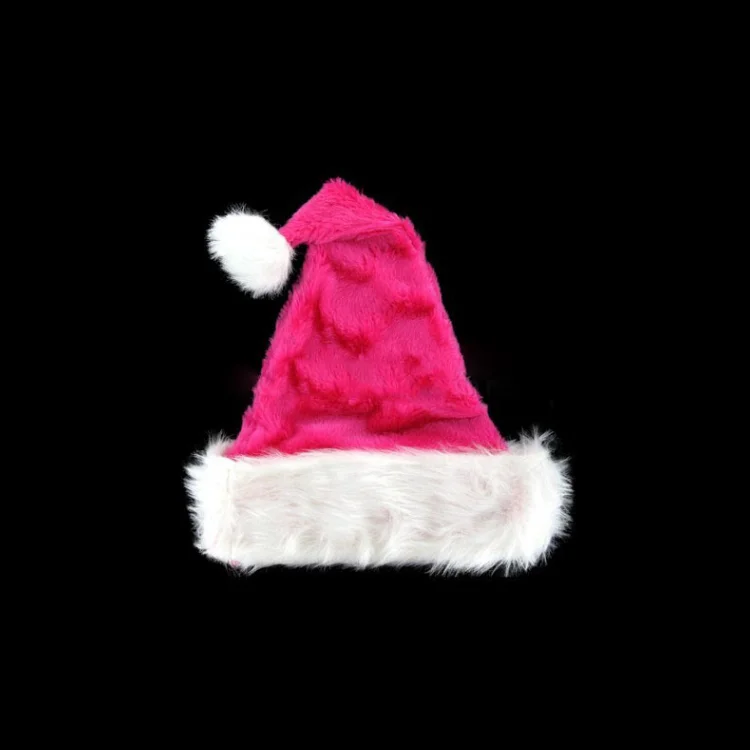 hot pink christmas hat