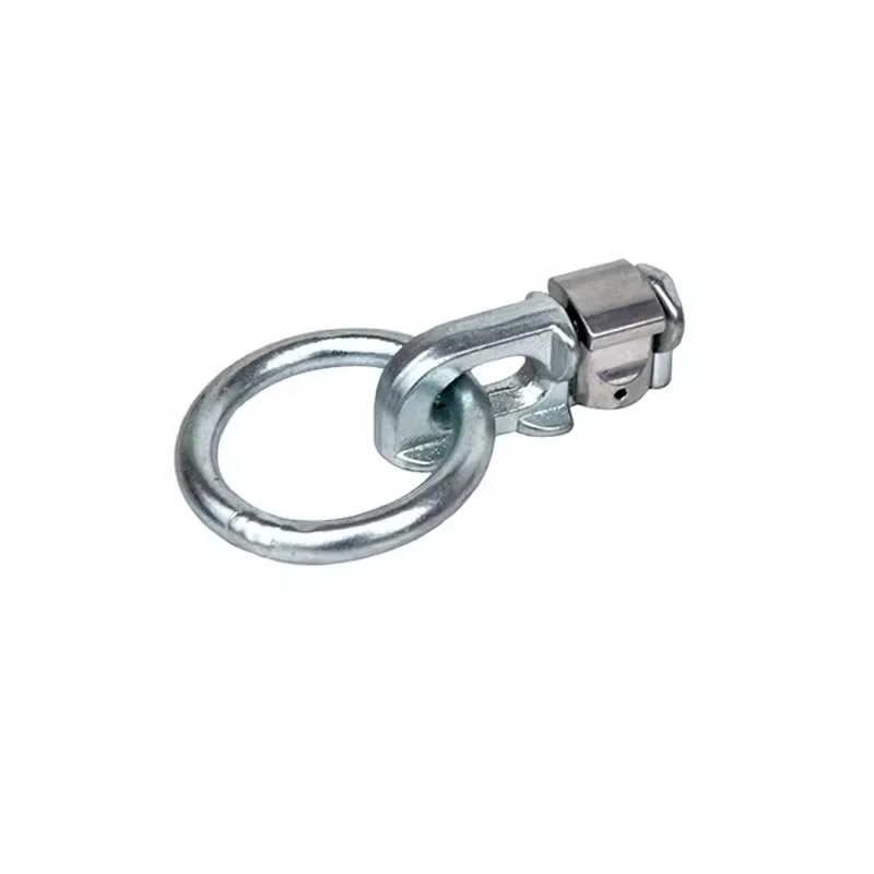 E-Track Carbon Steel Fittings Snap Hook Type E Connector with Ring Connector