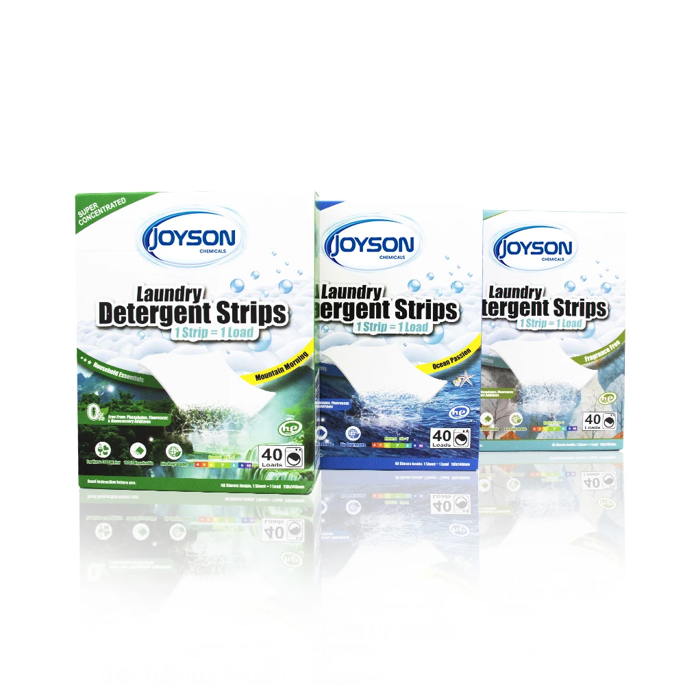 Safe No Fluorescent Agent Laundry Detergent Sheet Biodegradable Laundry