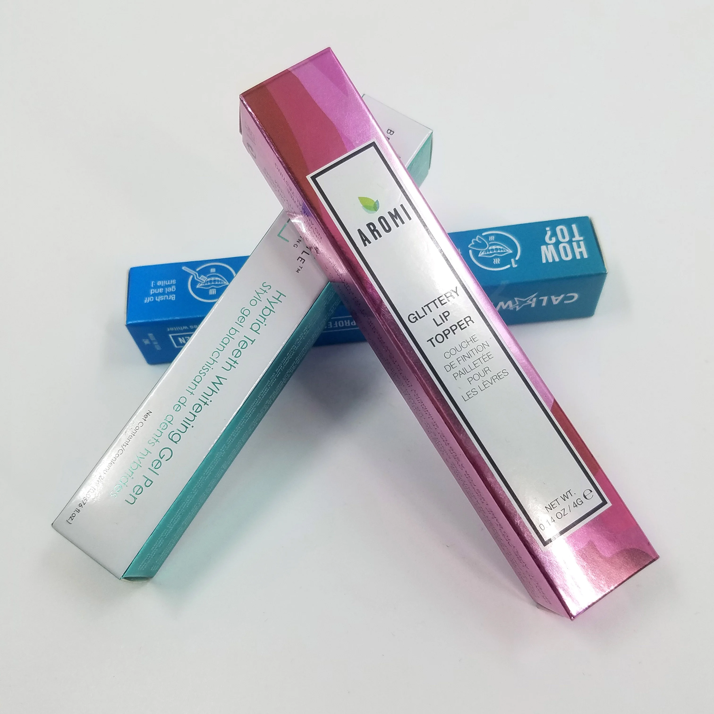 Hot Sale Custom Size Design Printing Glossy Lip Gloss Lip Balm Lipstick Packaging Paper Box