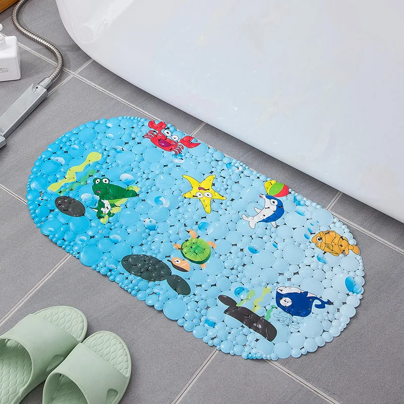 Source PVC Printed Non Slip Animal Bath Mat Extremely Comfortable