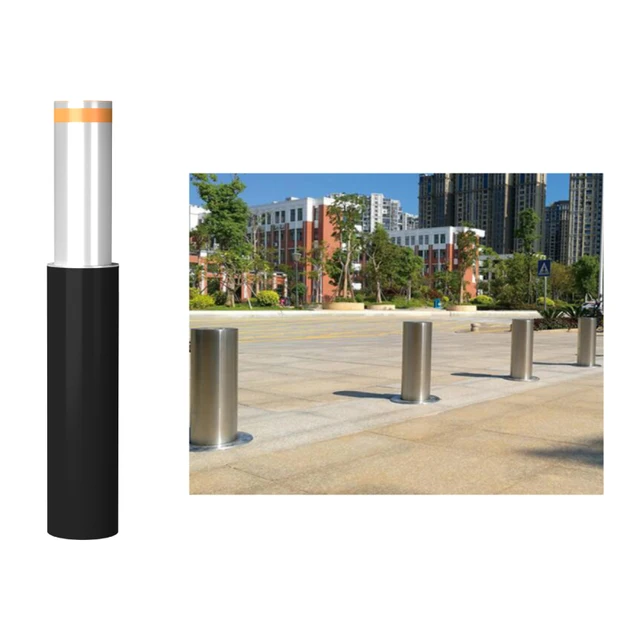 High-Performance Durable Stainless Steel Security Bollards Metal Security Posts Parking Bollards Outdoor Street Safety 219mm