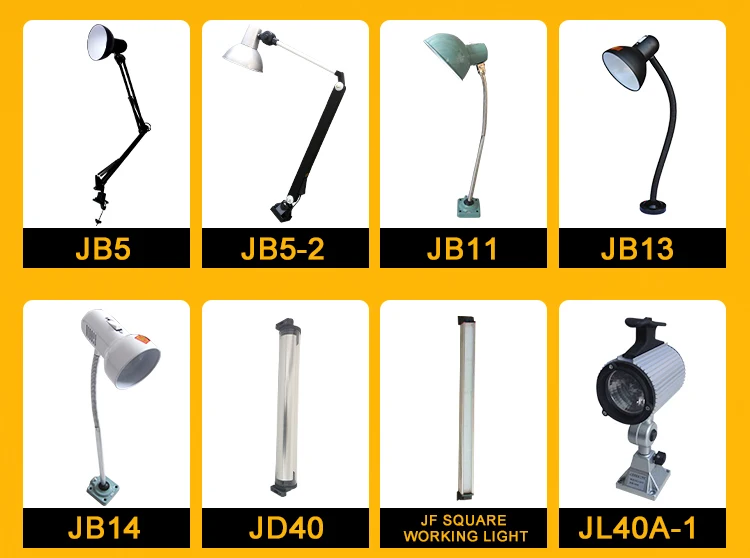 CNC Machine Tool Halogen Lamp Work Light for Tool Machine