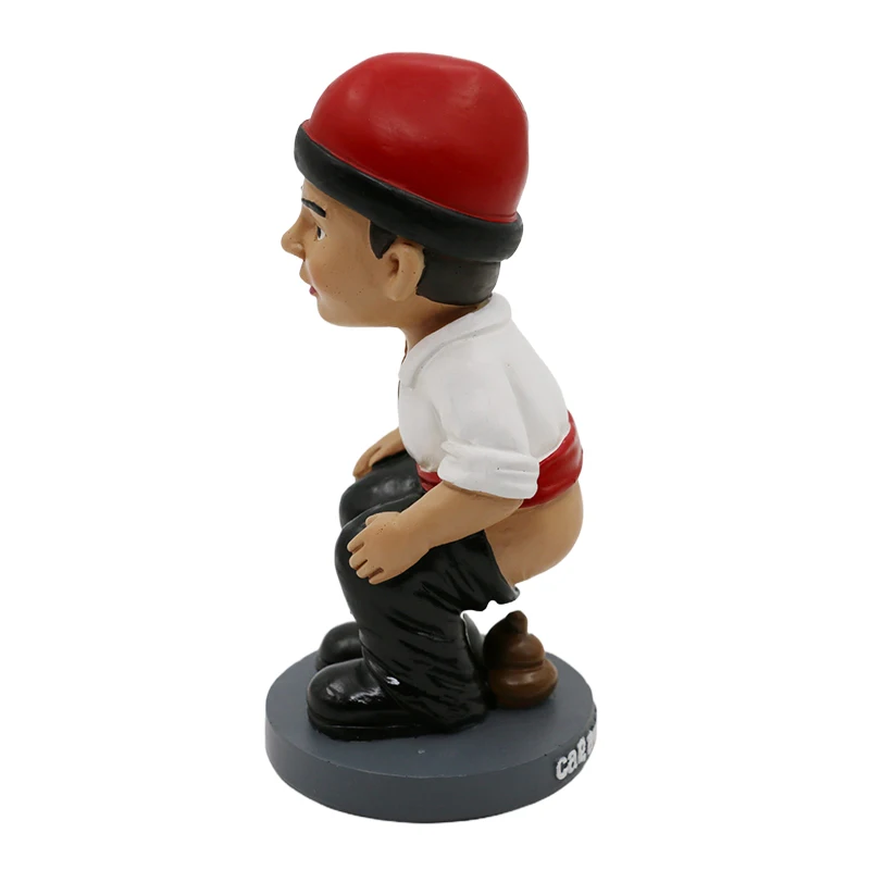 BSCI Factory High Quality Resin Caganer Figurine Resin Gift Caganer Home Decoration Caganer