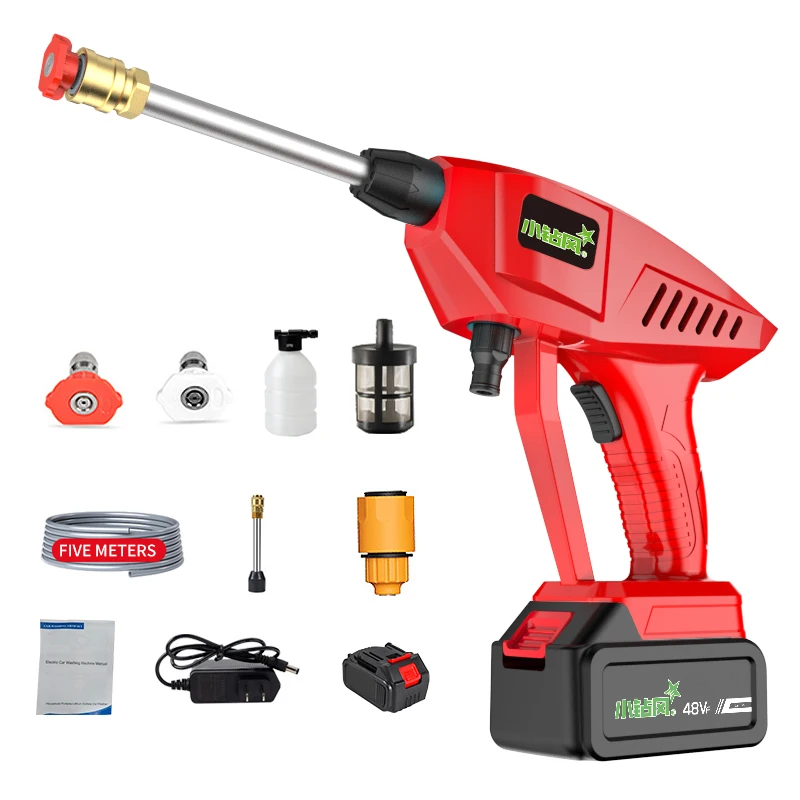 2022 новый дизайн, портативная машина для очистки литиевой батареи, высококачественный беспроводной водяной пистолет, Самые продаваемые товары для очистки автомобилей