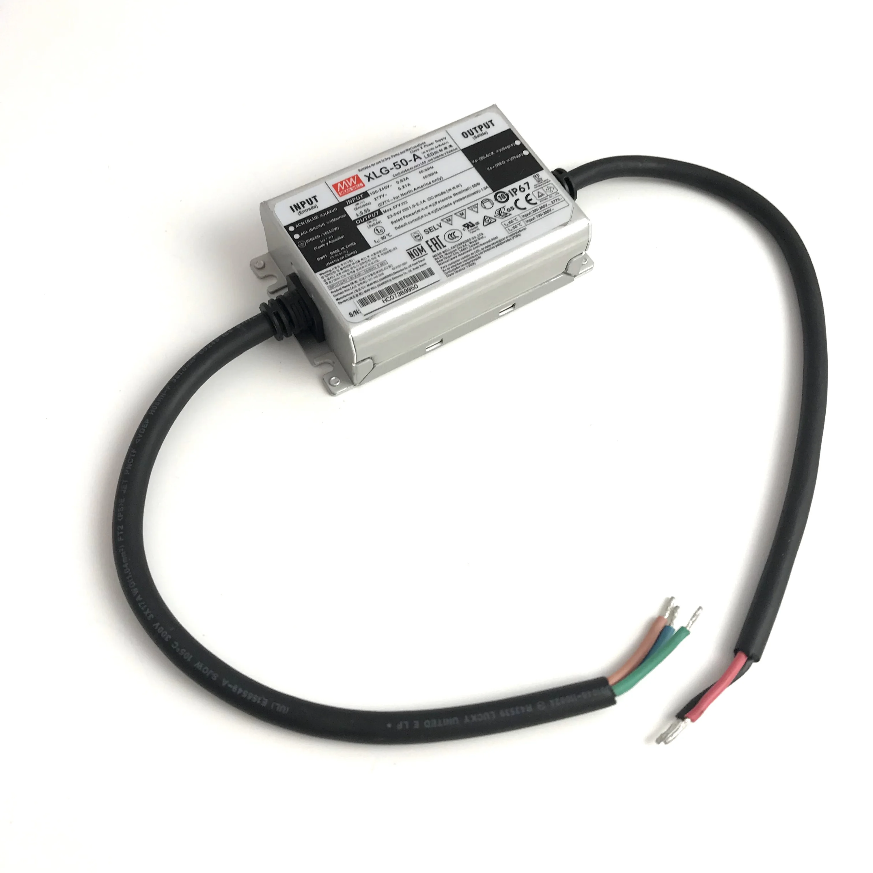 Alimentation LED Mean Well XLG-50-AB 50W 1A - Driver IP67 Gradable Pour éclairage Extérieur/intérieur - 11