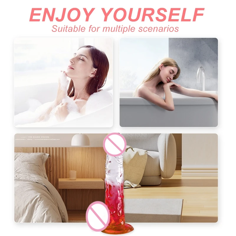 Artificial Super Soft Large Glans Big Huge Glow Fantasy Dildo Pennis Sex Toys For Woman Vibrator Dildos Couple Lesbian Women Artificial Super Soft Large Glans Big Huge Glow Fantasy Dildo Pennis Sex Toys For Woman Vibrator Dildos Couple Lesbian Women