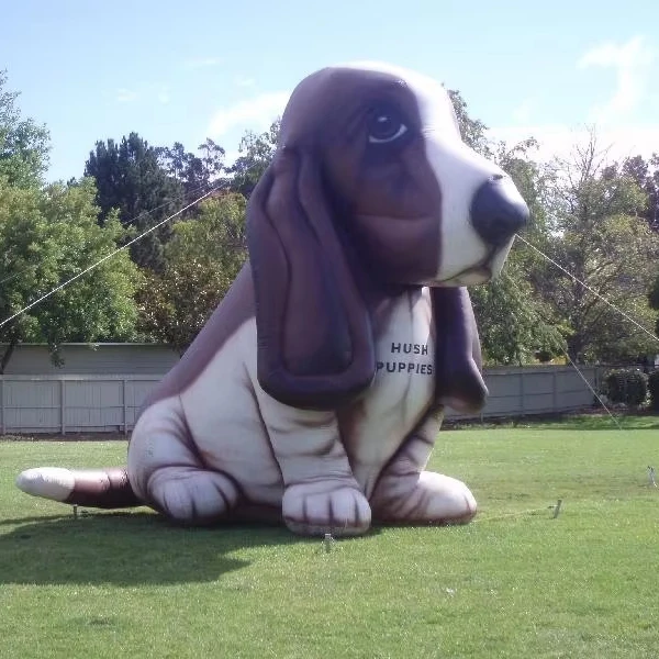 12 Foot Cold-Air Inflatable Basset Hound Parade Balloon Dog