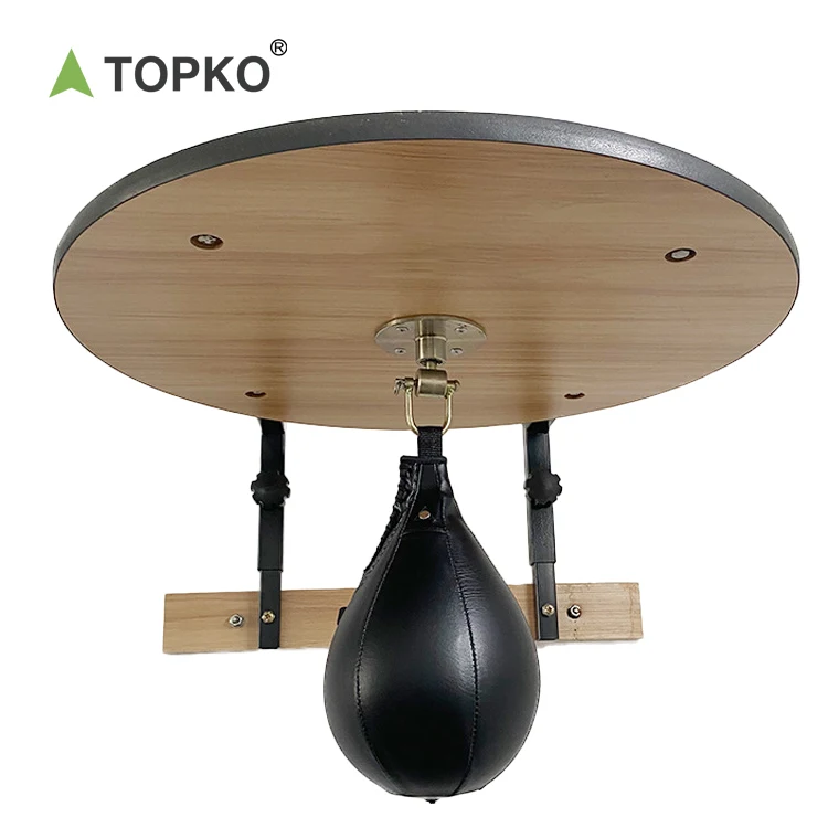 Topko Heavy Thick Wood Boxing Platform Adjustable Reflex Speed Ball