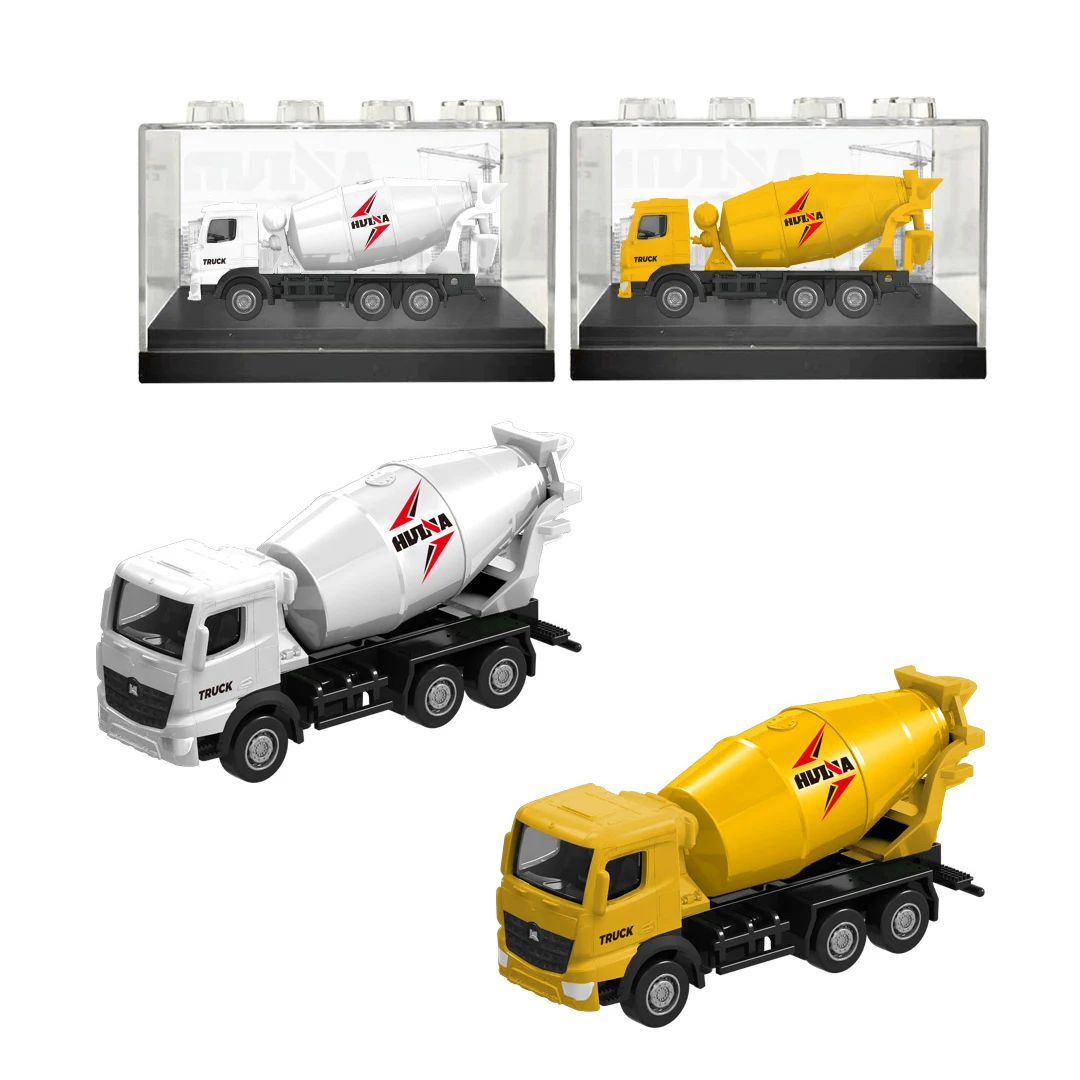 Mini Engineering Die-Cast Collection Toy 1/80 Alloy Metal Die-Casting Excavator Dump Truck Forklift Mini Model Set Toys for Kids