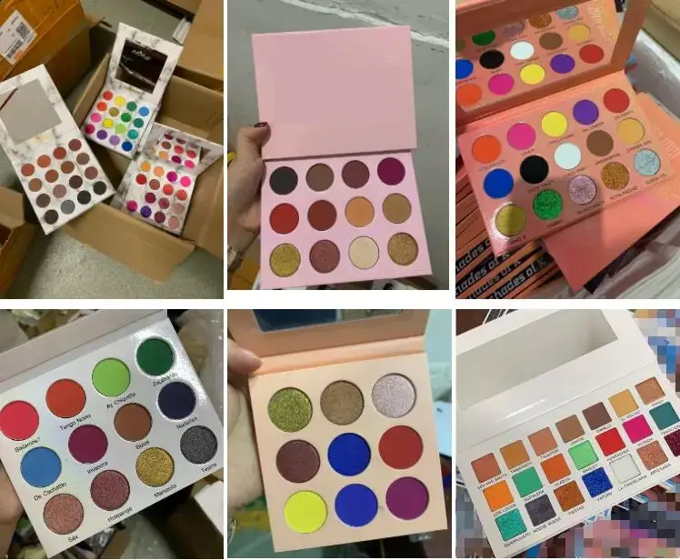 Wholesale Glitter Eyeshadow Palette Custom Logo Cosmetics Private