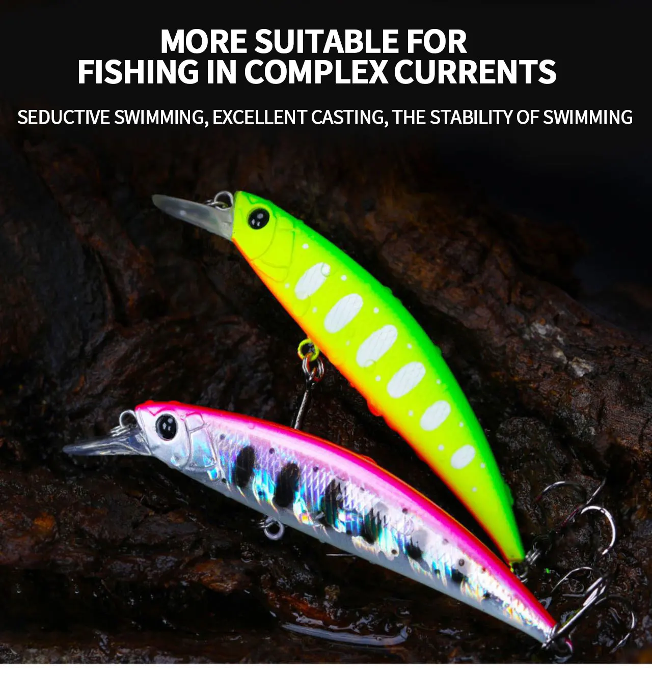 Weihai Fishing Lures Sinking Hard Minnow Lure Minnow For Wholesale 70mm ...