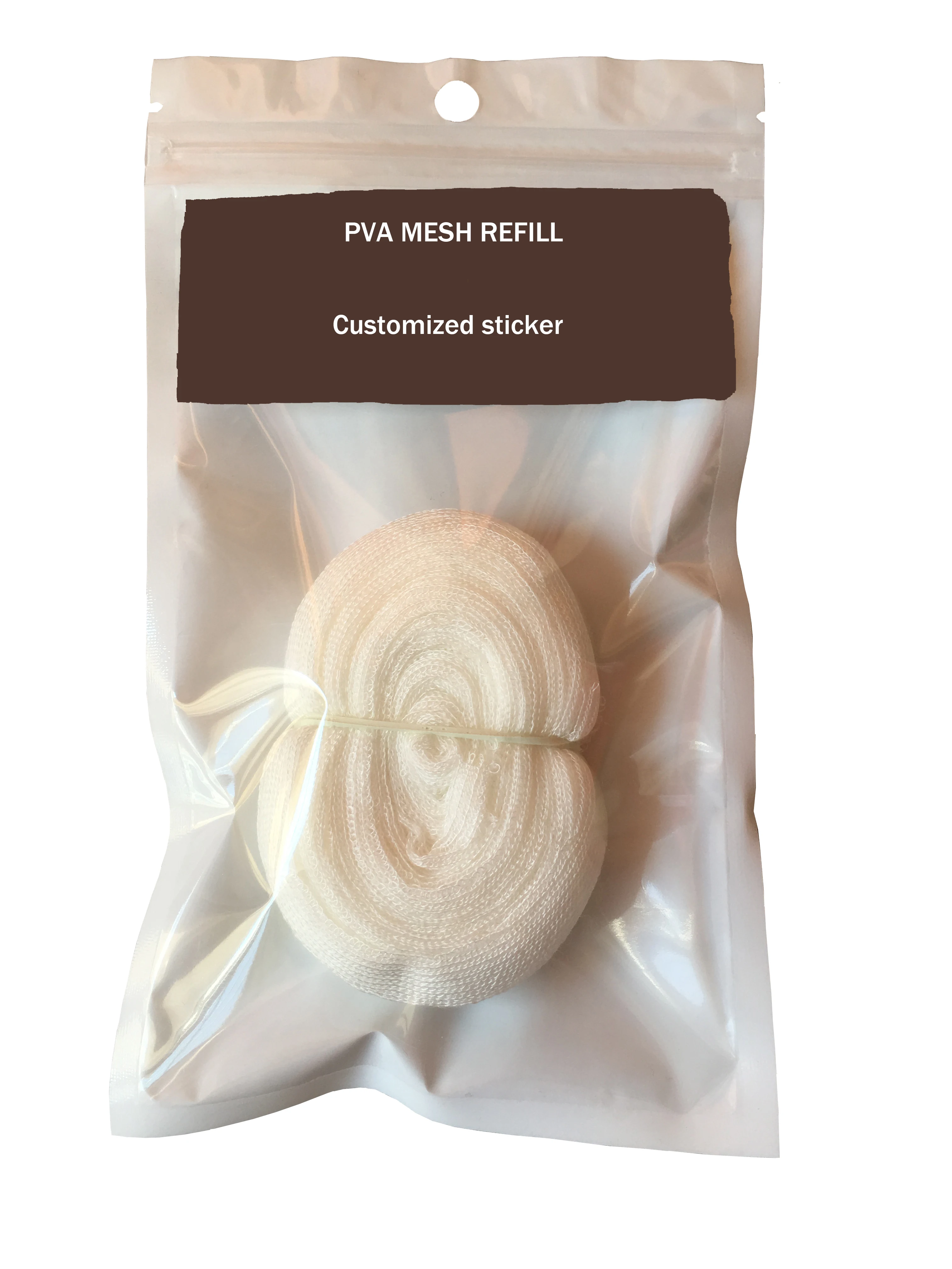 PH Neutral Suitable for Cold Weather Tube Package PVA Mesh for Carp Fishing F13I-PM1020