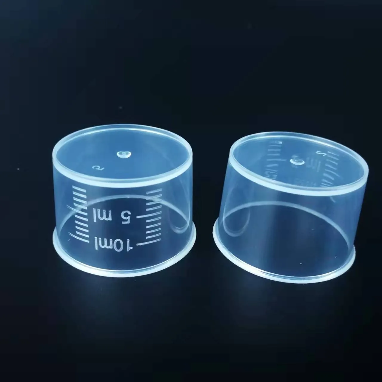 Gelas Ukur Pp 10Ml 1/3OZ, Gelas Larutan Oral Plastik Wisuda, Topi Cair Oral