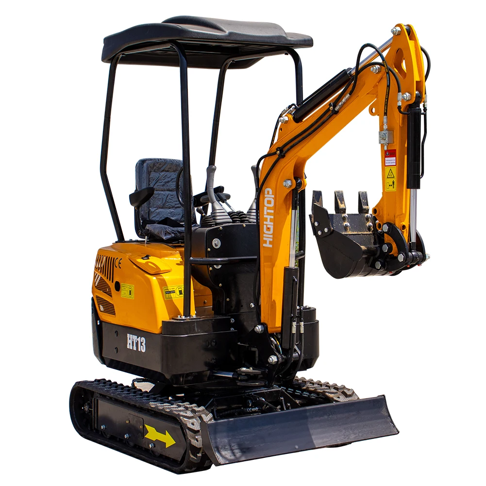HIGHTOP HT13 1.3Ton Mini Excavator with Boom Swing | OEM