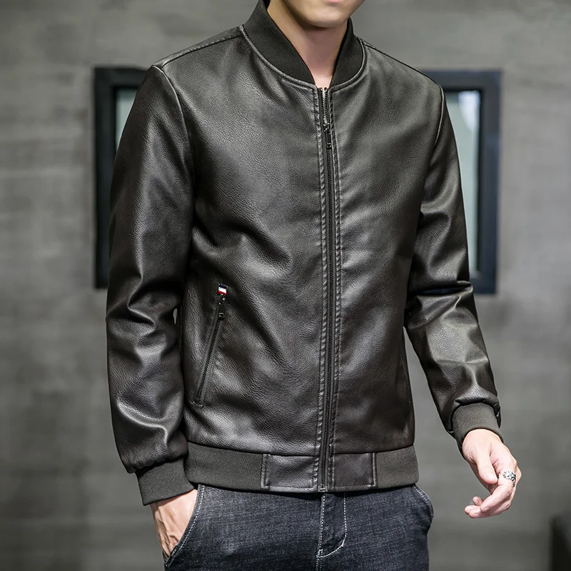 Motorcycle Woodland Leather Jacket Price Winter Jacket For Mens
