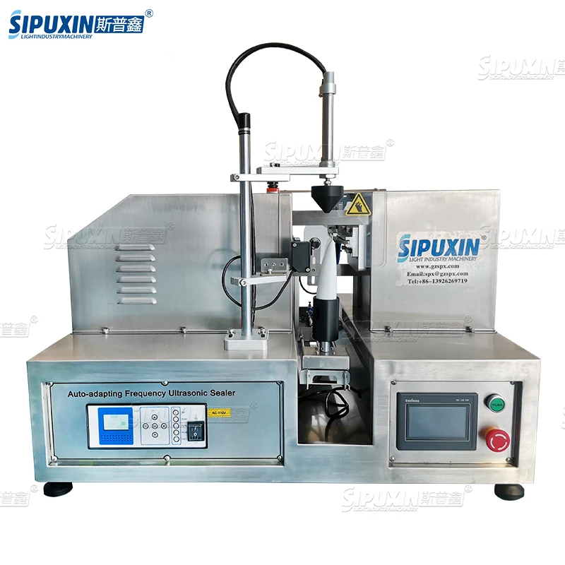 Ultrasonic filling and sealing machine