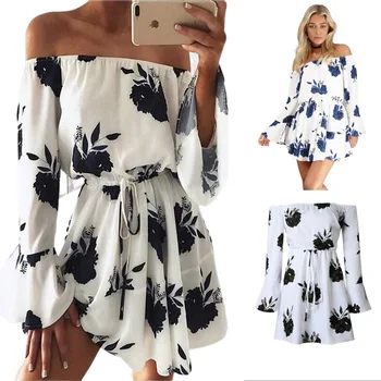 Pure Desire Floral Sling Dress with Lace Oversize Casual Short Skirt for Summer Seaside Vacation Printed Dress