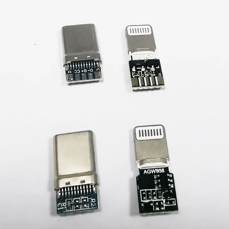 
Заводской разъем USB 3,1 Type C с металлическим корпусом 