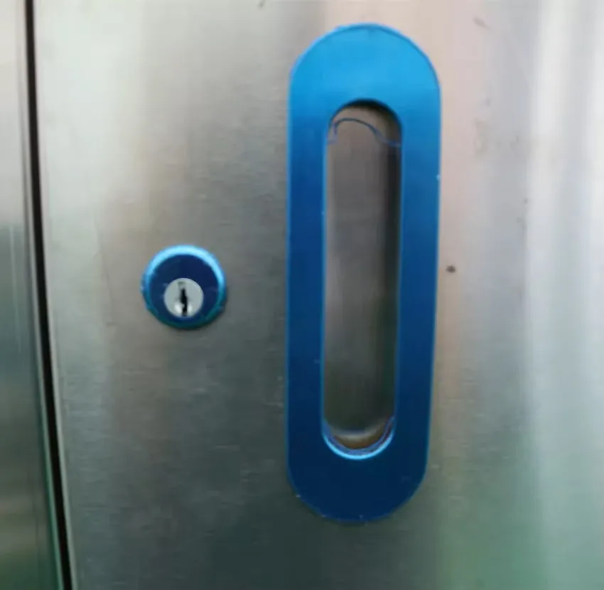 Durable factory lockers for meat processing lines and clean rooms