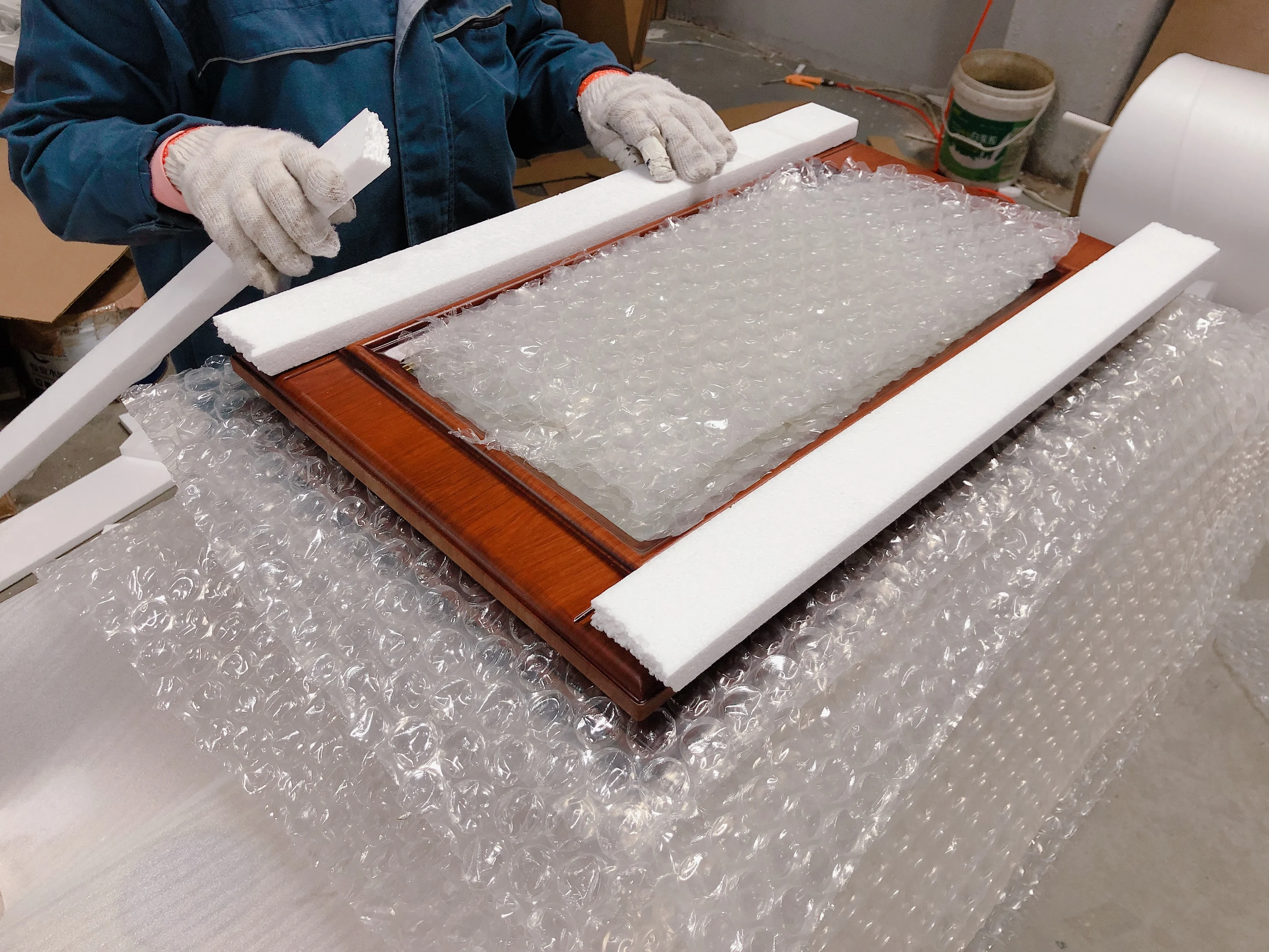 Modular Thermofoil Finish Cheap Kitchen Poland In Yiwu Eco