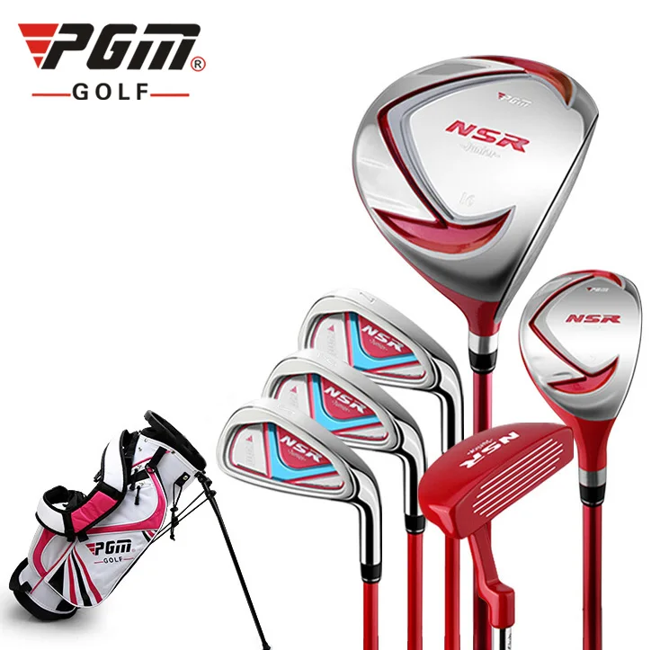 PGM NSR Series Left Handed Custom Junior Golf Club Set with Stand Bag
