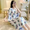 White Blue Floral