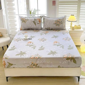 Quality King Size 3PCS Polyester Microfiber Bed Sheet Set Breathable Plain Linens with Fitted Sheets for Adults' Beds