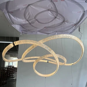 ECOJAS New Modern Design Crystal Decor Indoor Lighting for Villa Hotel Bespoke Chandelier