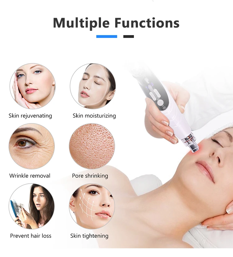 Portable Hair Loss Electroporation Mesotherapy Machine Skin ...