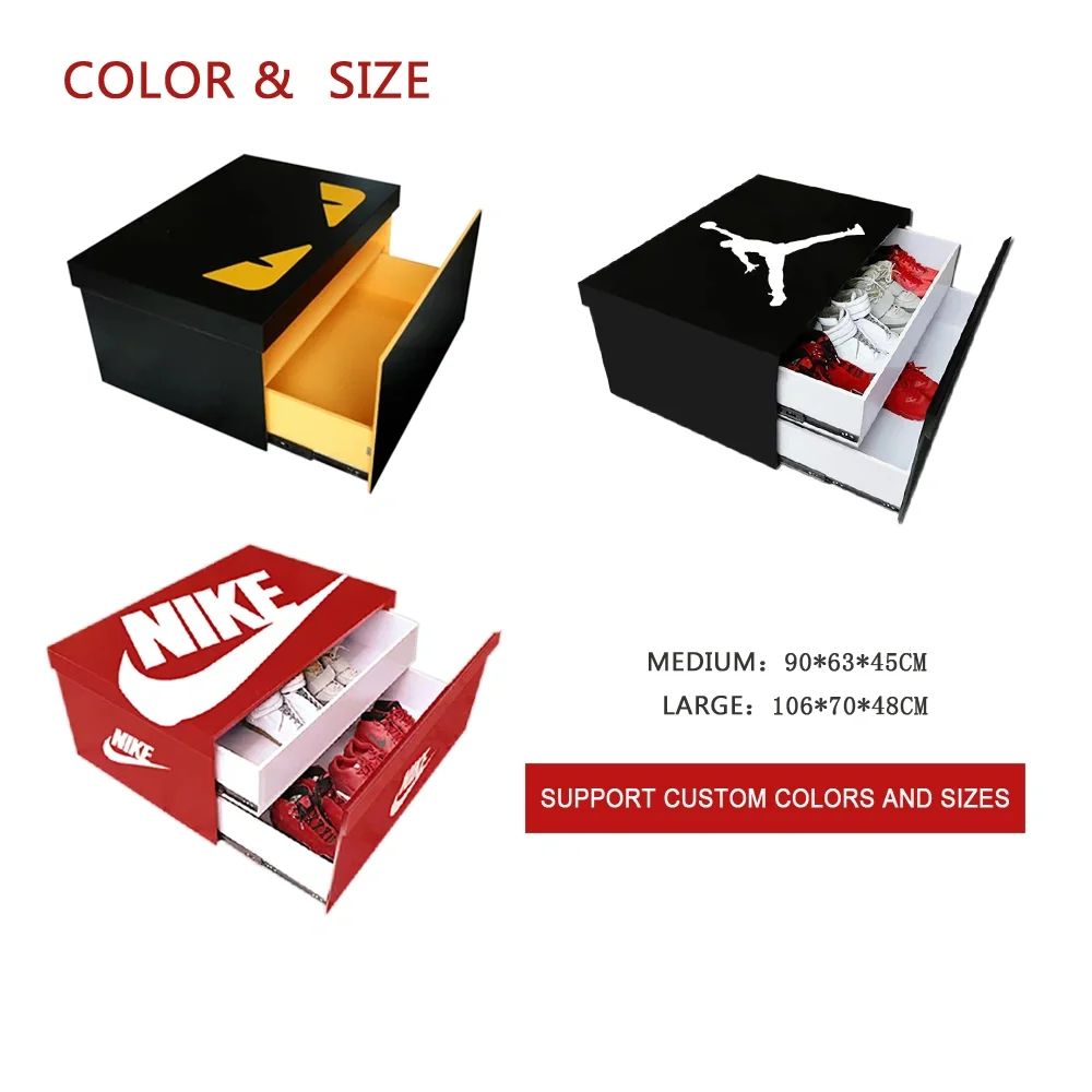 Sneakerhead Led Lights Glass Shelf Trainer Sneaker Shoe Storage Case