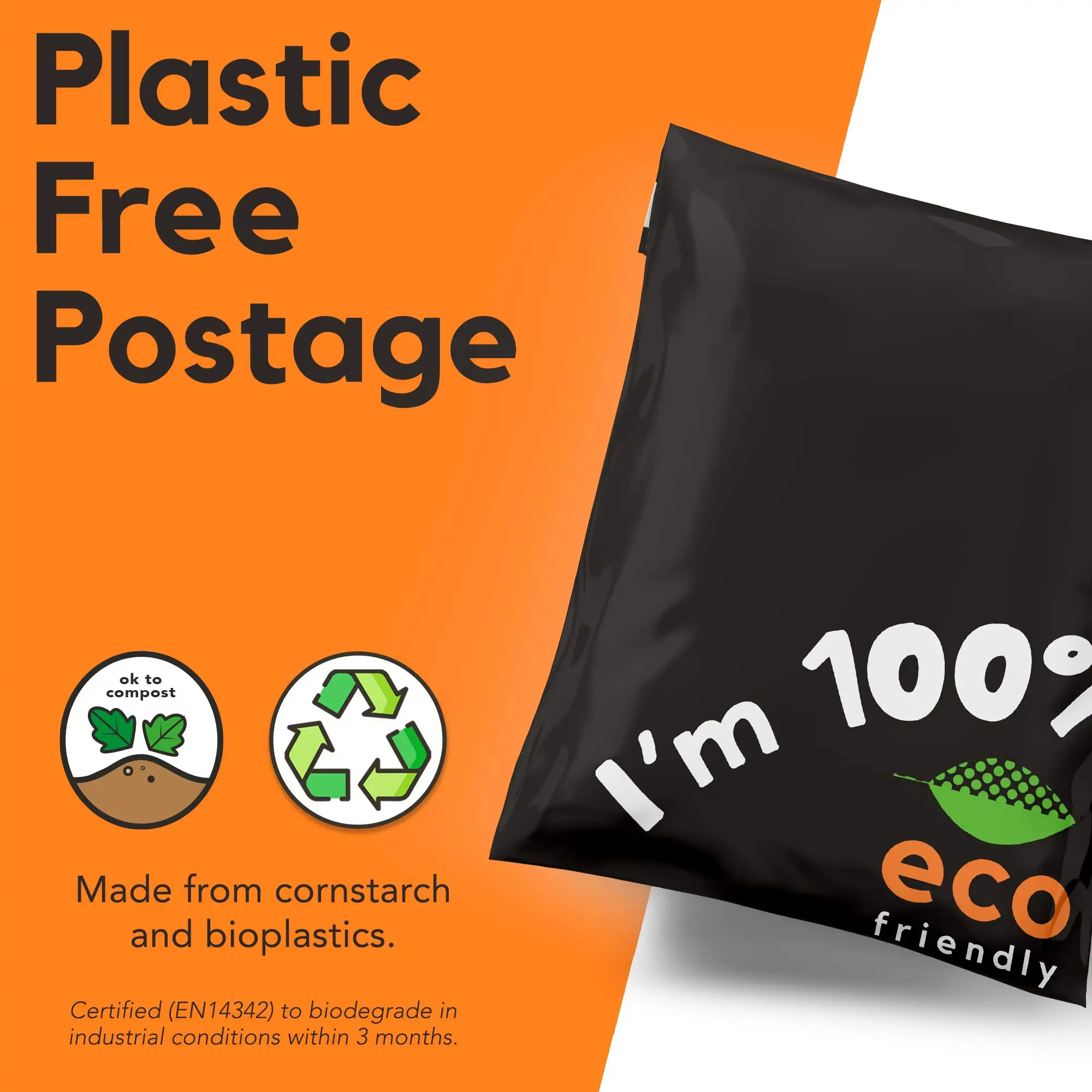 Custom 100 Compostable Poly Mailer Bag Buy Compostable Mailer Custom