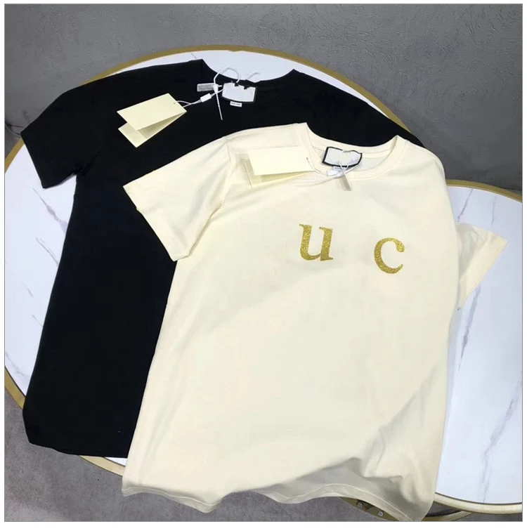 2022 Oem Designer Clothes Famous Brands Women Classic Letter Tshirt