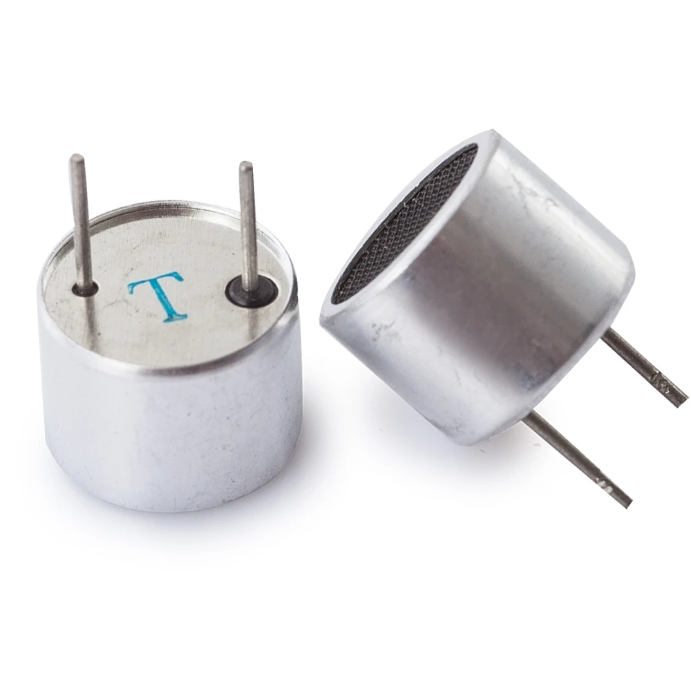 Oem 10mm 40khz Aluminum Ultrasonic Sensor Transmitter And Receiver For Distance Measuring Buy