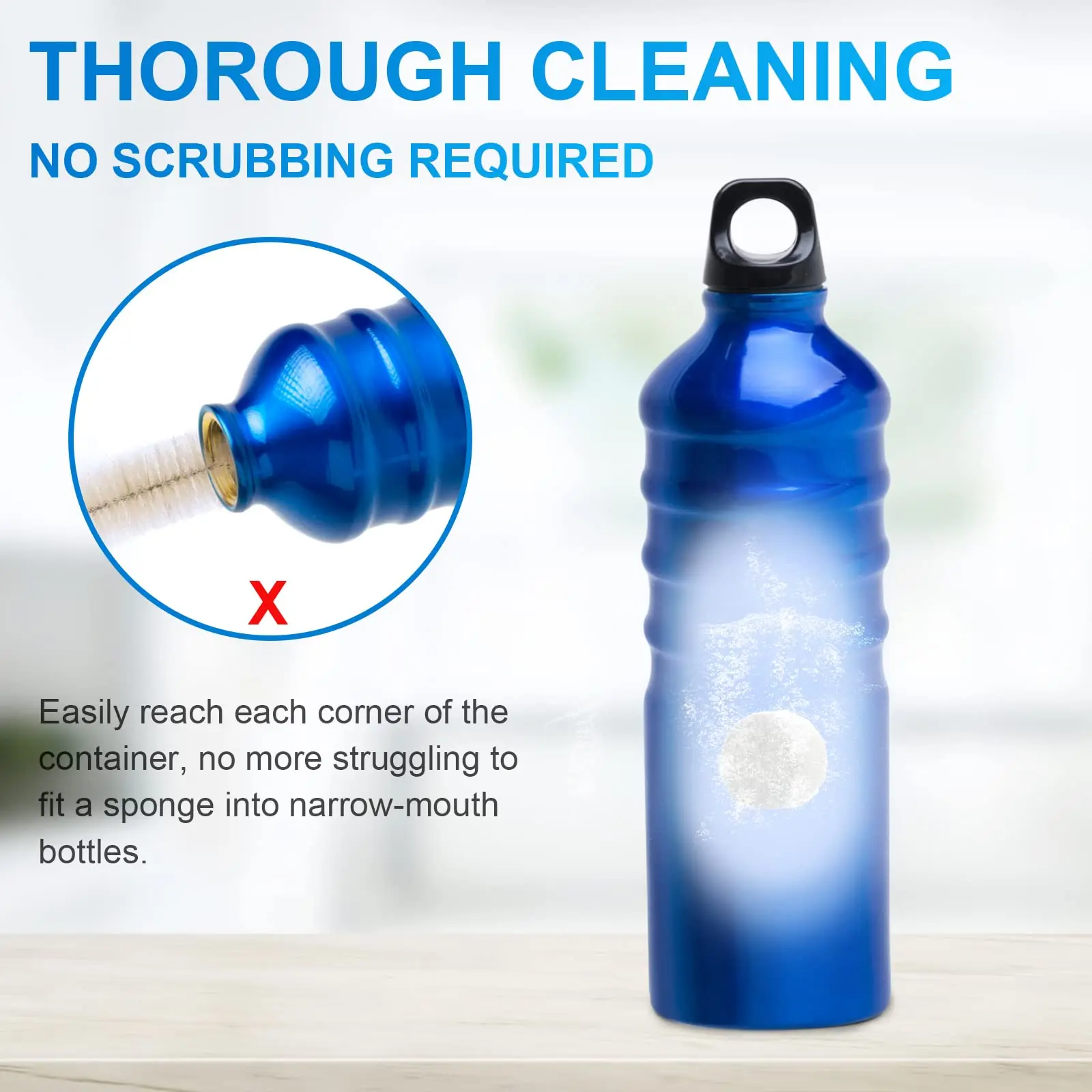 Custom Private Label Water Bottle Cleaner Tablet Supplier Remove Odor