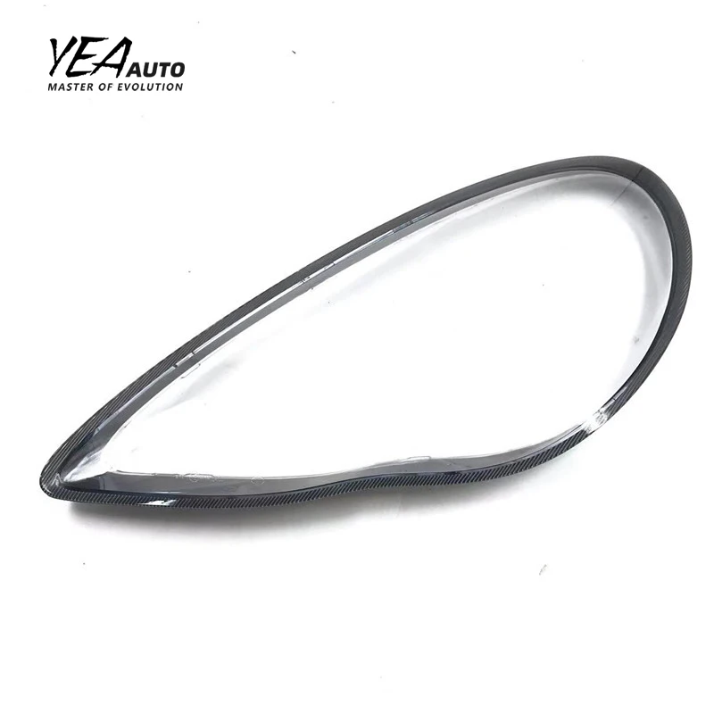 YEA AUTO Replacement Car headlight glass PC lampshade cover lens lamp for porsche panamera 2011-2013 headlamp shade lens cover