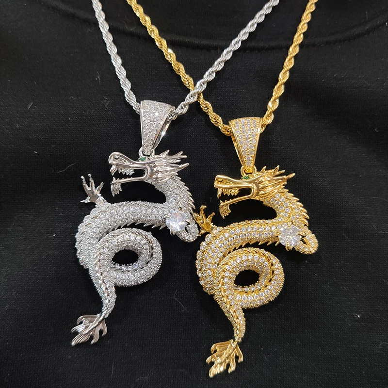 Lucky Symbol Hip Hop Micro Paved Cz 